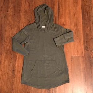 Columbia Hooded Tunic-length Sweatshirt